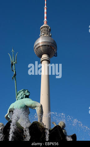 Tour de télévision de Berlin, Allemagne Banque D'Images