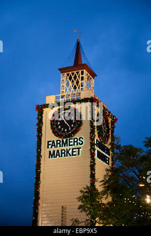 Le Farmers Market - un complexe de vente au détail et de divertissement à Los Angeles, Californie, États-Unis d'Amérique Banque D'Images