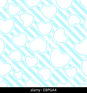 Valentines Day hearts avec fond transparent Banque D'Images