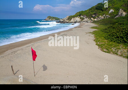 Arrecifes Plage, Parc National Naturel de Tayrona Banque D'Images