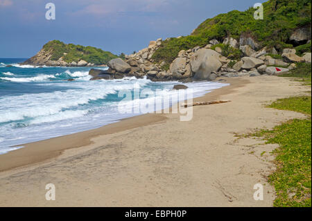 Arrecifes Plage, Parc National Naturel de Tayrona Banque D'Images