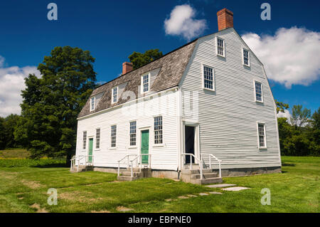 La réunion chambre datant d'environ 1793, dans Hancock Shaker Village, Hancock, Massachusetts, New England, USA Banque D'Images