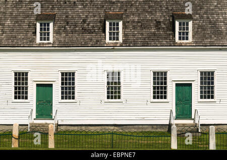 La réunion chambre datant d'environ 1793, dans Hancock Shaker Village, Hancock, Massachusetts, New England, USA Banque D'Images
