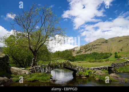 Slater's Bridge, Little Langdale, Parc National de Lake District, Cumbria, Angleterre, Royaume-Uni, Europe Banque D'Images