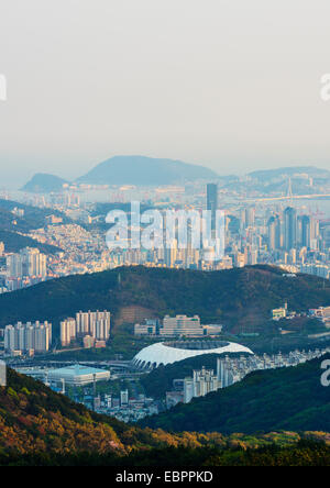 City skyline, Busan, Corée du Sud, Asie Banque D'Images