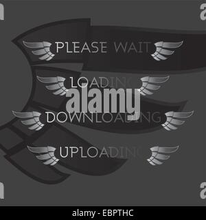 Thème art aile Illustration de Vecteur