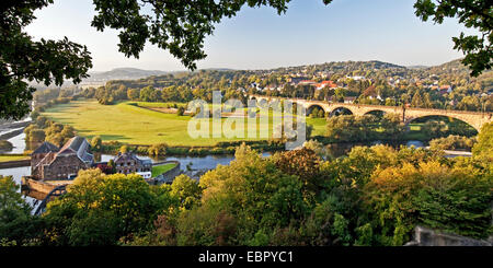 La vallée de la Ruhr, en Allemagne, en Rhénanie du Nord-Westphalie, Ruhr, Witten Banque D'Images