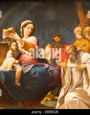 ActiveMuseum 0000666.jpg / Madonna et l'enfant avec les saints, vers 1600 - Lodovico Carraci 21/06/2013 - Collection / Musée actif Banque D'Images