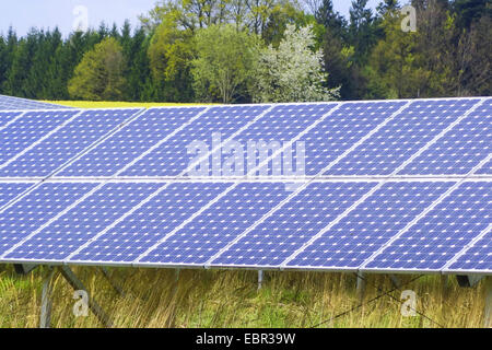 Solar power plant, Allemagne, Bavière, Niederbayern, Basse-Bavière Banque D'Images