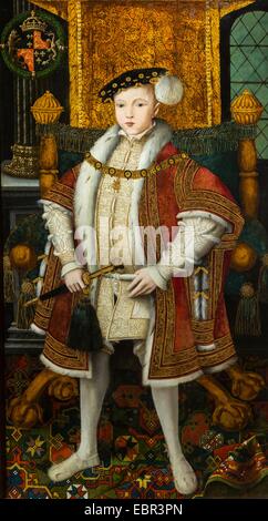 ActiveMuseum 0003623.jpg / King Edward VI, le fils d'Henri VIII et de Jane Seymour, 1547 - Artiste Inconnu 22/01/2014 - 16e siècle / Collection / Musée actif Banque D'Images