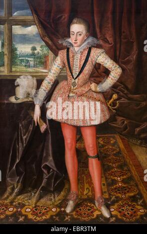 ActiveMuseum 0003710.jpg / Henry, prince de Galles, 1610 - Robert Peake l'Aîné 22/01/2014 - 17e siècle / Collection / Musée actif Banque D'Images