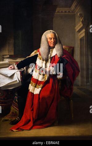 William Murray, premier comte de Mansfield, 1783 - John Singleton Copley Huile sur toile 22/01/2014 - 18e siècle / Collection / Musée actif Banque D'Images