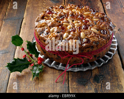 Marie Berry Gênes gâteau de fruit pour Noël Banque D'Images