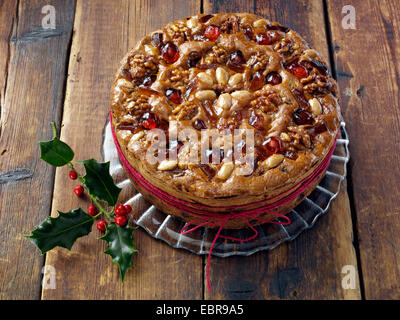 Marie Berry Gênes gâteau de fruit pour Noël Banque D'Images