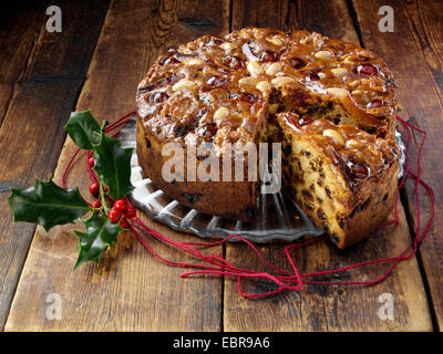 Marie Berry Gênes gâteau de fruit pour Noël Banque D'Images