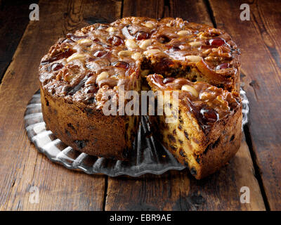 Marie Berry Gênes gâteau de fruit pour Noël Banque D'Images