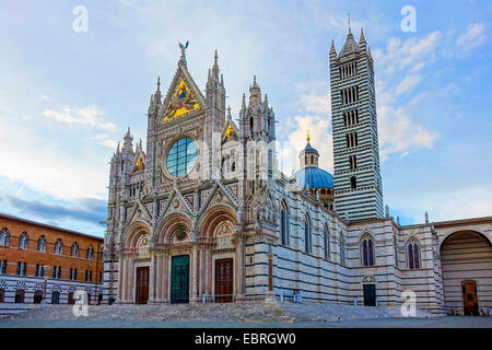 Cathédrale de Sienne, Cattedrale di Santa Maria Assunta dans la vieille ville, l'Italie, Toscane, Sienne Banque D'Images