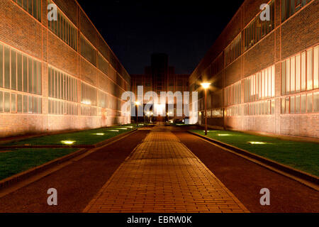 Musée du design red dot dans la chaufferie à l'ancienne mine de charbon de Zollverein Zeche Zollverein, l'Allemagne, en Rhénanie du Nord-Westphalie, région de la Ruhr, à Essen Banque D'Images