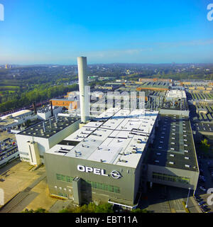 Vue aérienne de l'usine de fabrication d'Opel à Bochum, Allemagne, Rhénanie du Nord-Westphalie, région de la Ruhr, Bochum Banque D'Images