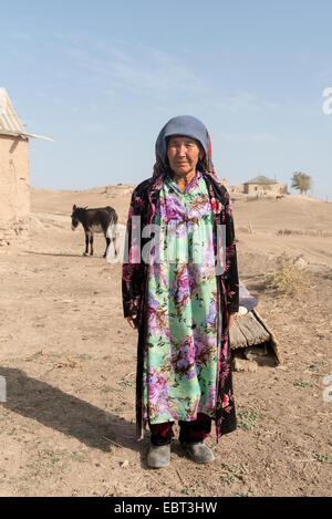 Village près de Shar e OCS, l'Ouzbékistan, en Asie Banque D'Images