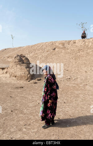 Village près de Shar e OCS, l'Ouzbékistan, en Asie Banque D'Images