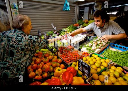 Marché de Ventimille, Italie. Banque D'Images