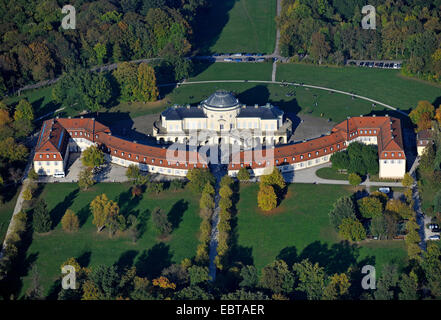 Château de la solitude, vue aérienne, l'Allemagne, Bade-Wurtemberg, Stuttgart Banque D'Images