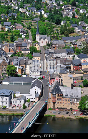 À Traben-Trarbach Moselle, Allemagne, Rhénanie-Palatinat, Traben-Trarbach Banque D'Images