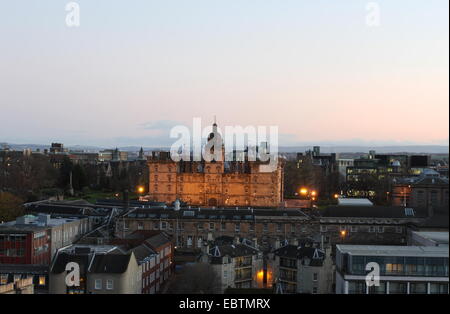 La ville d'Édimbourg, y compris George Heriot School Edimbourg Ecosse Novembre 2014 Banque D'Images