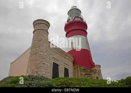 Phare du cap Agulhas, Afrique du Sud, Struisbaai Banque D'Images