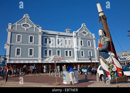 Vieux Port et figure de proue du bâtiment, Afrique du Sud, Cape Town Banque D'Images