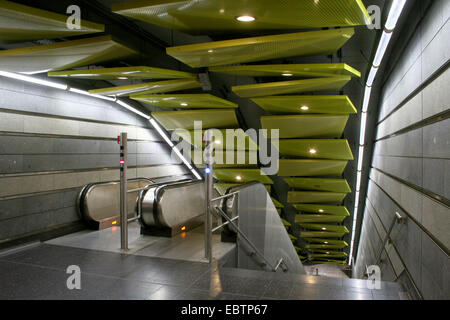 Entrée d'un souterrain, l'Allemagne, Rhénanie du Nord-Westphalie Banque D'Images