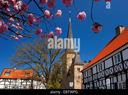 Coeur historique du village, l'Allemagne, en Rhénanie du Nord-Westphalie, Wetter-Wengern Banque D'Images