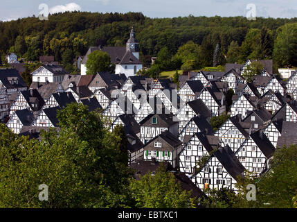 Modifier Vacances, ville historique de Freudenberg, Allemagne, Rhénanie du Nord-Westphalie, Siegerland, Freudenberg Banque D'Images