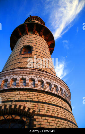 Vieux phare, l'Allemagne, de Mecklembourg-Poméranie occidentale, Rostock, Rostock Banque D'Images