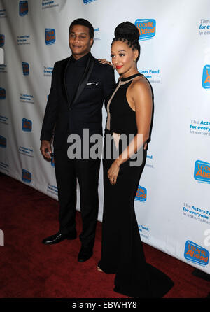 Los Angeles, Californie, USA. 9Th Jul 2014. Cory Hardrict, Tia Mowry assister les acteurs de l'avenir du Fonds bourses détenues au Centre d Taglyan à Hollywood en Californie le 4 décembre 2014. 2014 : Crédit D. Long/Globe Photos/ZUMA/Alamy Fil Live News Banque D'Images
