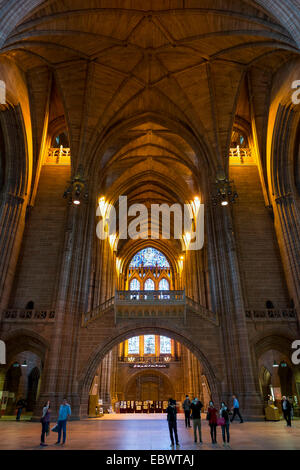 Dans la cathédrale de Liverpool, Liverpool, Merseyside, Royaume-Uni Banque D'Images