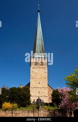 Petri église dans la vieille ville de Muelheim, Allemagne, Rhénanie du Nord-Westphalie, Ruhr, Muelheim an der Ruhr Banque D'Images