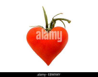 La tomate en forme de cœur Banque D'Images