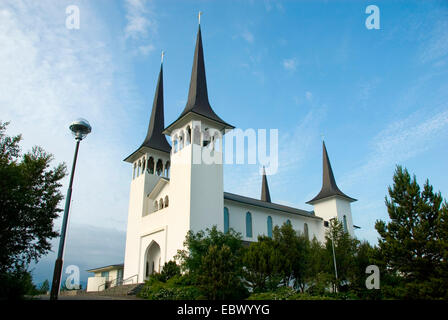 Hateigskirkja l'église, l'Islande, Reykjavik Banque D'Images