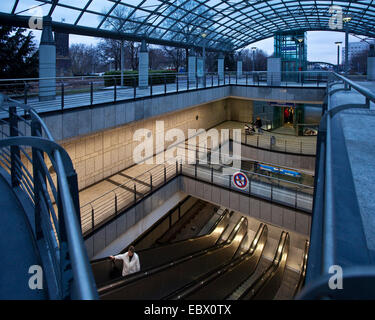 Station de métro "Westfalenhallen", l'Allemagne, en Rhénanie du Nord-Westphalie, Ruhr, Dortmund Banque D'Images