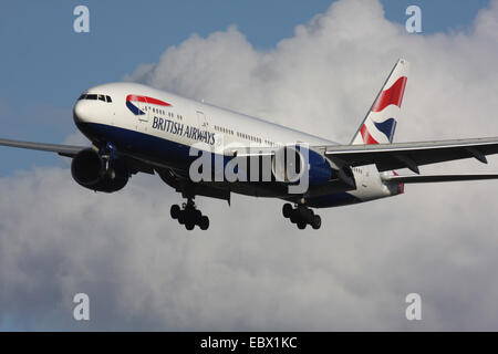 BOEING 777 BRITISH AIRWAYS BA 200 Banque D'Images