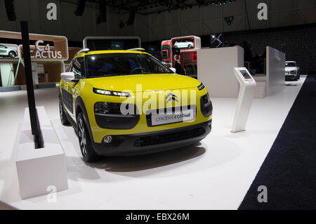 Citroën C4 Cactus d'abord présenté à Genève International Motor Show 2014 Banque D'Images