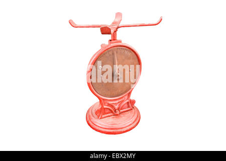 Old rusty red échelles sont aussi utilisées. Banque D'Images