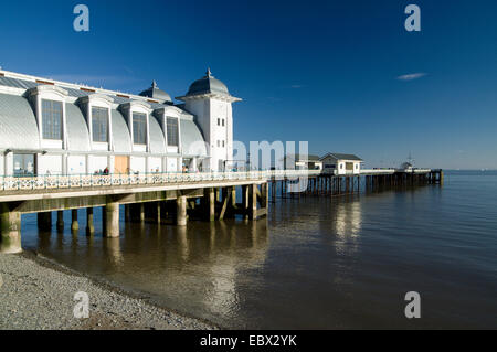 Penarth Pier, Penarth près de Cardiff, Vale of Glamorgan, Pays de Galles, Royaume-Uni. Banque D'Images