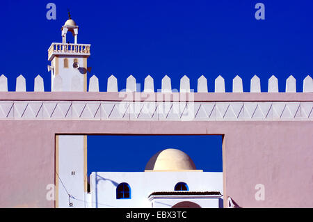 Mosquée de l'île de Djerba, Tunisie Banque D'Images