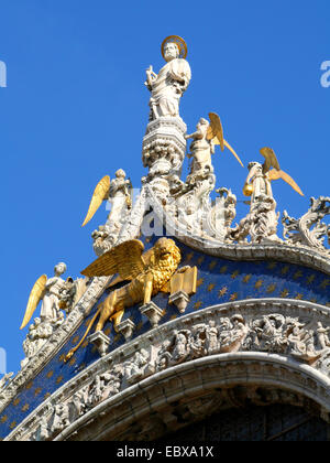 La Basilique Saint Marc à Venise, Italie, Venise Banque D'Images