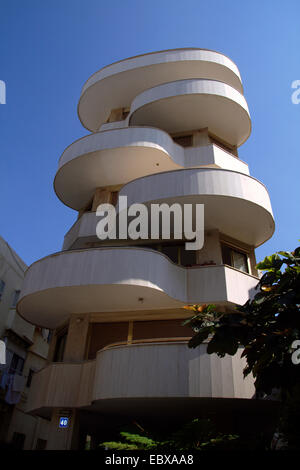 Bâtiment résidentiel multi-niveaux dans l'architecture, vangard Israël Banque D'Images