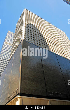 Franklin D. Roosevelt, United States Post Office, USA, Manhattan, New York City Banque D'Images