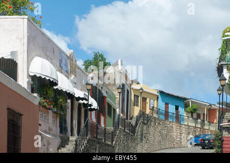 Dominikanische Republik, Santo Domingo, la Zona Colonial, Calle Hostos Banque D'Images